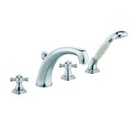 Kludi 1926 baignoire 4 trous 515240520 chromé , bec haut 220 mm