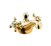 Kludi 1926 mitigeur de lavabo sur pied doré 510124520