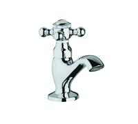 KLUDI 1926 Robinetterie de lavabo, poignée croisillon, montage 1 trou, chrome, 510140520