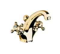 Kludi 1926 mitigeur de lavabo sur pied doré 510104520