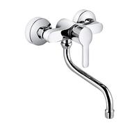 Kludi 379240575 | Robinet d'évier de cuisine LOGO NEO | Couleur/Finition : Chrome