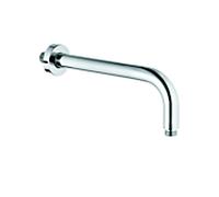 KLUDI A-QA Bras de douche, pour pomme de douche à disque, saillie 250mm, chrome, 6651305-00