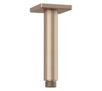 Kludi A-Qa - Bras de douche de plafond, 15 cm, bronze brossé 66535N1-00
