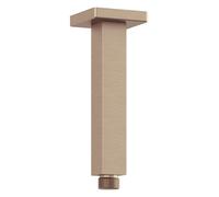 Kludi A-Qa - Bras de douche de plafond, 15 cm, bronze brossé 66545N1-00