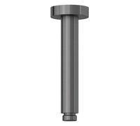 Kludi A-Qa - Bras de douche de plafond, 15 cm, Gunmetal brossé 66515N2-00