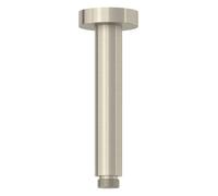 Kludi A-Qa - Bras de douche de plafond, 15 cm, nickel brossé 66515N5-00