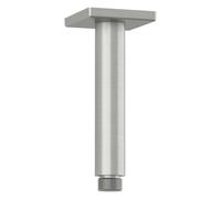 Kludi A-Qa - Bras de douche de plafond, 15 cm, nickel brossé 66535N5-00