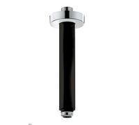 Kludi A-Qa - Bras de douche, de plafond, 15 cm, noir mat 6651587-00