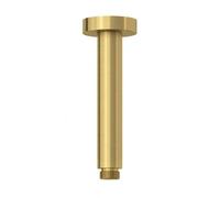 Kludi A-Qa - Bras de douche de plafond, 15 cm, or brossé 66515N0-00