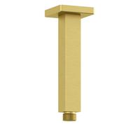 Kludi A-Qa - Bras de douche de plafond, 15 cm, or brossé 66545N0-00