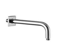 KLUDI A-QA Bras de douche, pour pomme de douche à disque, saillie 250mm, avec rosace coulissante 61x61mm, chrome, 6653305-00