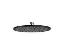 KLUDI A-QA Douche de tête à disque, douche de tête métallique, Ø 250 mm, 6432587-00, Couleur: noir mat / chrome