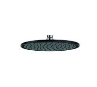 KLUDI A-QA Douche de tête à disque, douche de tête métallique, Ø 250 mm, 6432587-00, Couleur: noir mat / chrome