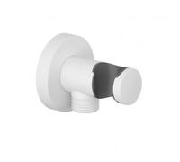 Kludi A-Qa - Montant mural avec support, blanc mat 6054753-00