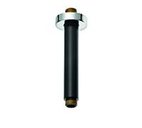 Kludi A-Qa - Bras de douche, de plafond, 15 cm, noir mat 6651587-00