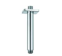 KLUDI A-QA Sortie de plafond, pour douche de tête à disque, saillie 150mm, avec rosace coulissante 61 x 61mm, chrome, 6653505-00