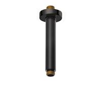 Kludi Raccordement plafond A-QA 6651539-00 DN 15 saillie 150 mm rosace enfichable Ø55 mm noir mat