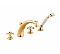 Kludi Adlon 1926 Robinet Bain 4 Trous Wannenrand Doré Laiton Neuf 515244520