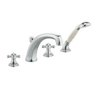 Kludi Adlon - Mitigeur de baignoire, 4 trous, chrome 515240520