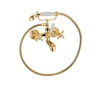 Kludi Adlon - Mitigeur de baignoire avec accessoires, doré 514414520