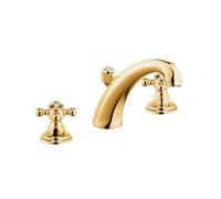 Kludi Adlon - Mitigeur de lavabo, installation 3 trous, avec vidage, doré 510434520