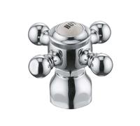 Kludi 1926 cross handle 753010500 Chaud, chromé