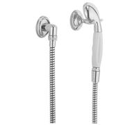 Kludi Adlon - Set de pommeau de douche, 1 jet, support et flexible, chrome 2710505