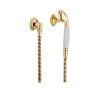 Kludi Adlon - Set de pommeau de douche, 1 jet, support et flexible, doré 2710545