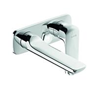 Kludi Ameo wall mitigeur lavabo 412440575 chromé , saillie 185mm, raccord caché