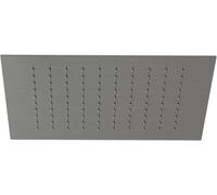 Kludi Asana - Douche de tête, 34 x 34 cm, Gunmetal brossé 69400N2-00