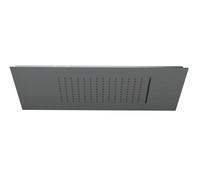 Kludi Asana - Douche de tête, 60x30 cm, 2 jets, Gunmetal brossé 69450N2-00