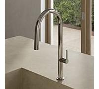 Kludi AUREA Robinet de cuisine 558520575 avec douchette extractible, bec orientable, chromé