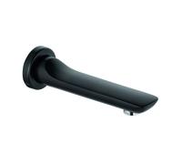 KLUDI BALANCE Bec déverseur pour baignoire, montage mural, saillie 170mm, 5250387, Couleur: noir mat / chrome