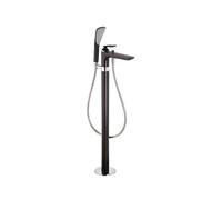 Kludi Balance - Mitigeur de baignoire à monter au sol, noir mat/ chrome 525908775