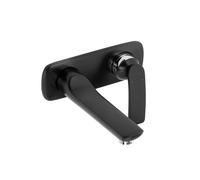Kludi Mitigeur lavabo encastré Balance monocommandé mural saillie 185 mm Noir 522468775