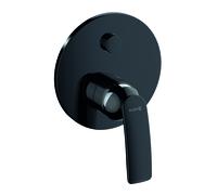 KLUDI BALANCE Mitigeur monocommandé encastré pour bain et douche, 527598775, Couleur: noir mat / chrome