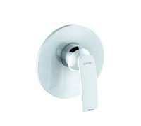 KLUDI BALANCE Mitigeur monocommandé encastré pour douche, 28 l/min, 527559175, Couleur: Blanc / Chrome