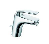 KLUDI BALANCE Mitigeur monocommandé pour bidet, montage monotrou, hauteur de bec 100mm, 522160575, Couleur: chrome