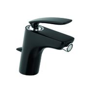 KLUDI BALANCE Mitigeur monocommandé pour bidet, montage monotrou, hauteur de bec 100mm, 522168775, Couleur: noir mat / chrome