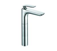 KLUDI BALANCE Mitigeur monocommandé pour vasque, montage monotrou, hauteur de bec 270mm, 5 l/min, 522980575, Couleur: chrome