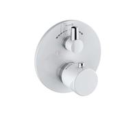 Kludi Balance - Mitigeur thermostatique encastré, 2 sorties, blanc/chrome 528109175