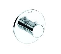 KLUDI BALANCE Mitigeur thermostatique encastré, blocage de l'eau chaude à 38°C, chrome, 527390575