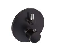 Kludi Balance - Mitigeur thermostatique encastré pour 2 sorties, noir mat/chrome 528308775
