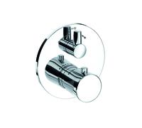 KLUDI BALANCE Mitigeur thermostatique encastré pour bain et douche, blocage de l'eau chaude 40°C, 528100575, Couleur: chrome