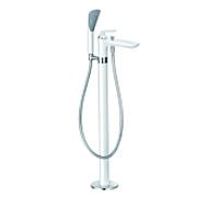 Kludi Balance White 525909175 chromé / blanc , au sol