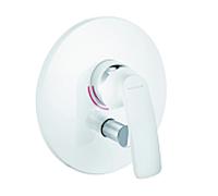 Kludi Balance White Raccord de Kludi Balance White 526509175 chromé / blanc , à encastrer, garniture