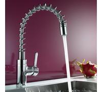 Kludi BINGO STAR Mitigeur de cuisine pivotant, avec douchette extractible, 428550578,