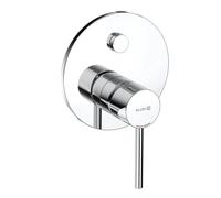 KLUDI BOZZ 387590576 Mitigeur monocommande pour baignoire et douche encastré Chromé 28 l/min