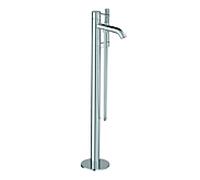 Kludi Bozz - Mitigeur de baignoire au sol, avec accessoires, chrome 385900576