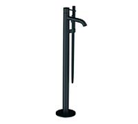 Kludi Bozz - Mitigeur de baignoire au sol, avec accessoires, noir mat 385903976